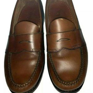 G.H. Bass & Co. Weejuns Men's 10 M Penny Loafers Brown Leather Slip On Shoes